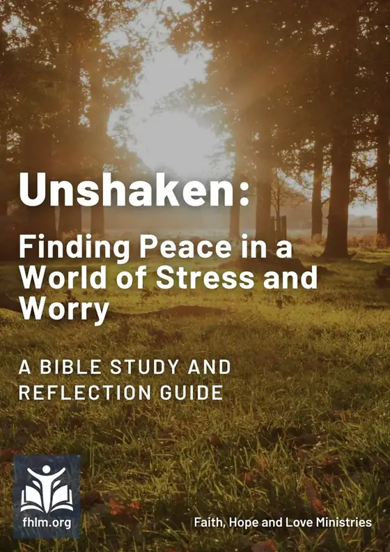 Cover of Unshaken: Finding Peace in a World of Stress and Worry