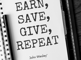 Earn save give repeat