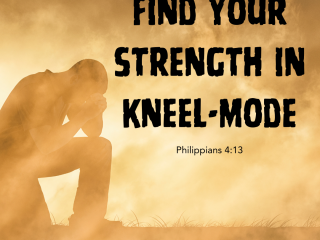 Find your strength in kneel mode